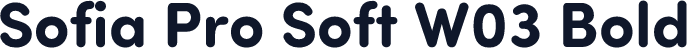 Sofia Pro Soft W03 Bold