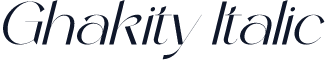 Ghakity Italic