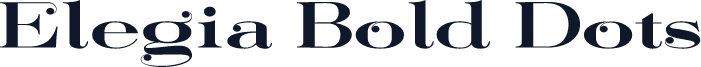 Elegia Bold Dots