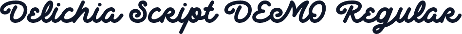 Delichia Script DEMO Regular