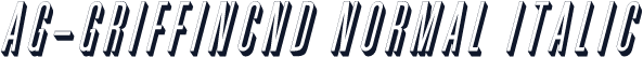 AG-GriffinCnd Normal Italic