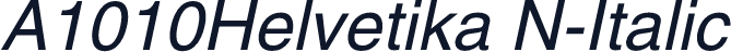 A1010Helvetika N-Italic
