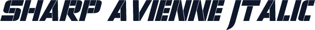 Sharp Avienne Italic