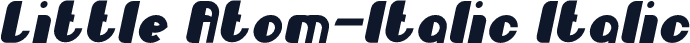 Little Atom-Italic Italic