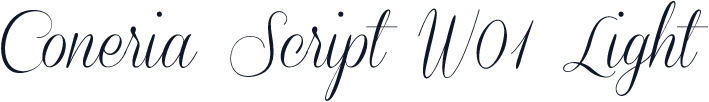Coneria Script W01 Light