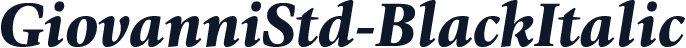 GiovanniStd-BlackItalic