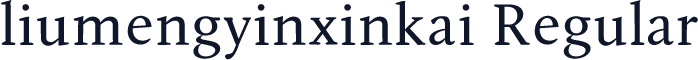 liumengyinxinkai Regular