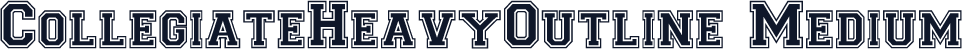 CollegiateHeavyOutline Medium
