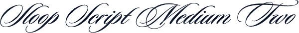 Sloop Script Medium Two