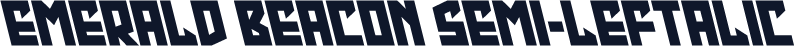 Emerald Beacon Semi-Leftalic