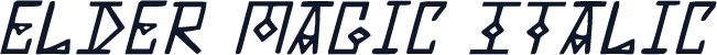 Elder Magic Italic