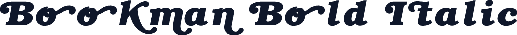 Bookman Bold Italic