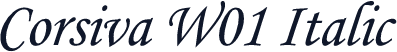 Corsiva W01 Italic