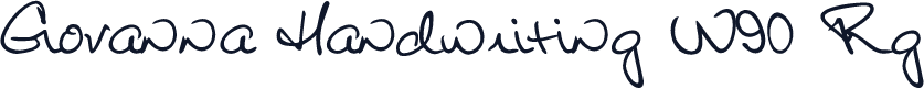 Giovanna Handwriting W90 Rg