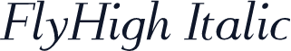 FlyHigh Italic
