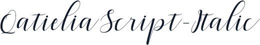 QatieliaScript-Italic