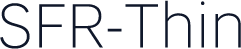 SFR-Thin