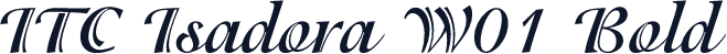 ITC Isadora W01 Bold