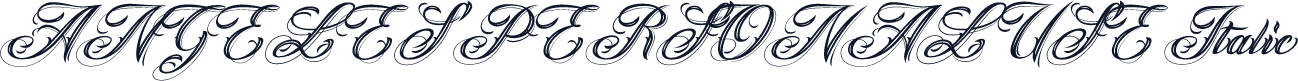 ANGELES PERSONAL USE Italic