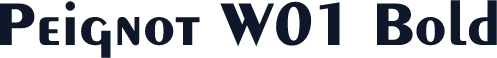 Peignot W01 Bold