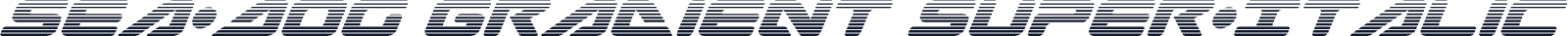 Sea-Dog Gradient Super-Italic