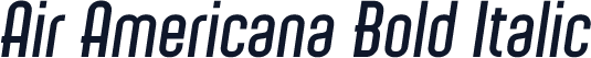 Air Americana Bold Italic