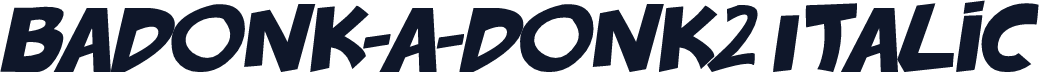 badonk-a-donk2 Italic
