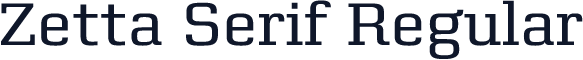 Zetta Serif Regular