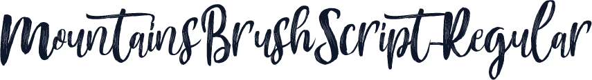 MountainsBrushScript-Regular