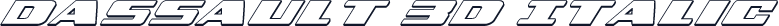 Dassault 3D Italic