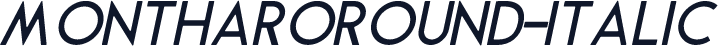 MontharoRound-Italic
