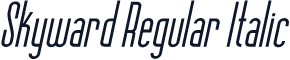 Skyward Regular Italic