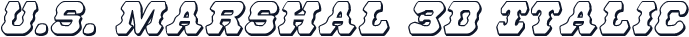 U.S. Marshal 3D Italic