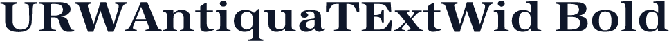 URWAntiquaTExtWid Bold