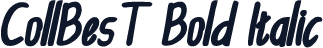 CollBesT Bold Italic