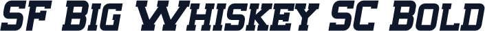 SF Big Whiskey SC Bold