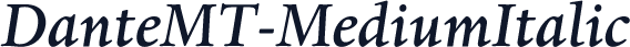 DanteMT-MediumItalic