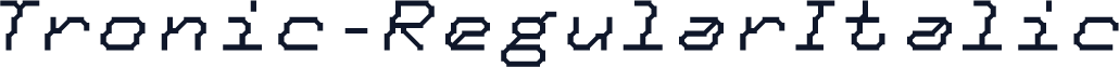 Tronic-RegularItalic