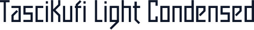 TasciKufi Light Condensed
