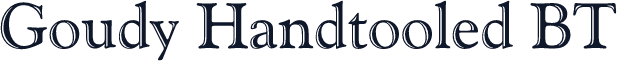 Goudy Handtooled BT
