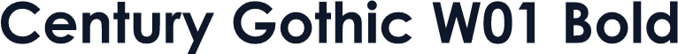 Century Gothic W01 Bold