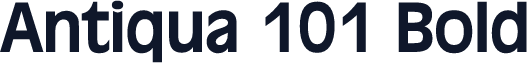 Antiqua 101 Bold