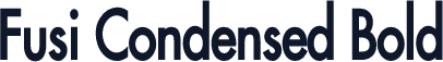 Fusi Condensed Bold
