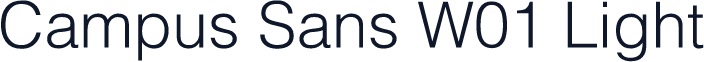 Campus Sans W01 Light