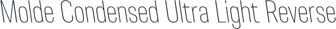 Molde Condensed Ultra Light Reverse