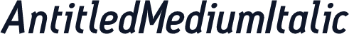 AntitledMediumItalic