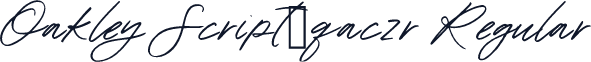 Oakley Script_qaczr Regular