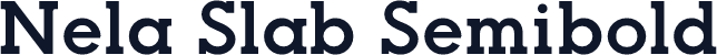 Nela Slab Semibold