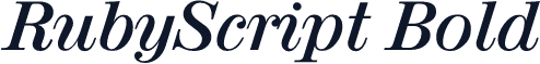 RubyScript Bold