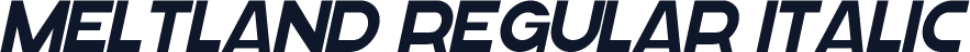 Meltland Regular Italic